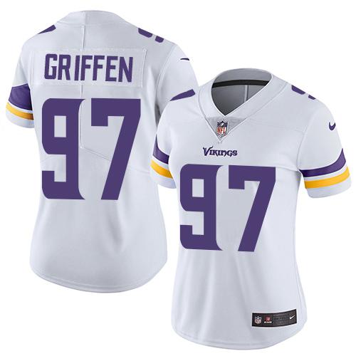 Women 2019 Minnesota Vikings #97 Griffen white Nike Vapor Untouchable Limited NFL Jersey->women nfl jersey->Women Jersey